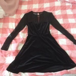 Hm velvet skater dress